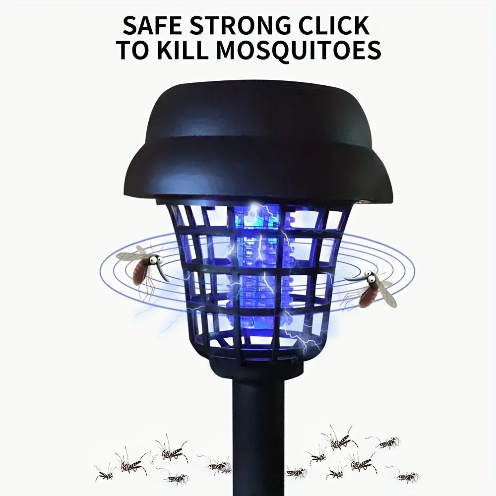 Zappora Solar Insektenlampe | 2-in-1 Licht & Mückenschutz | Wetterfest IP65 | Kabellos