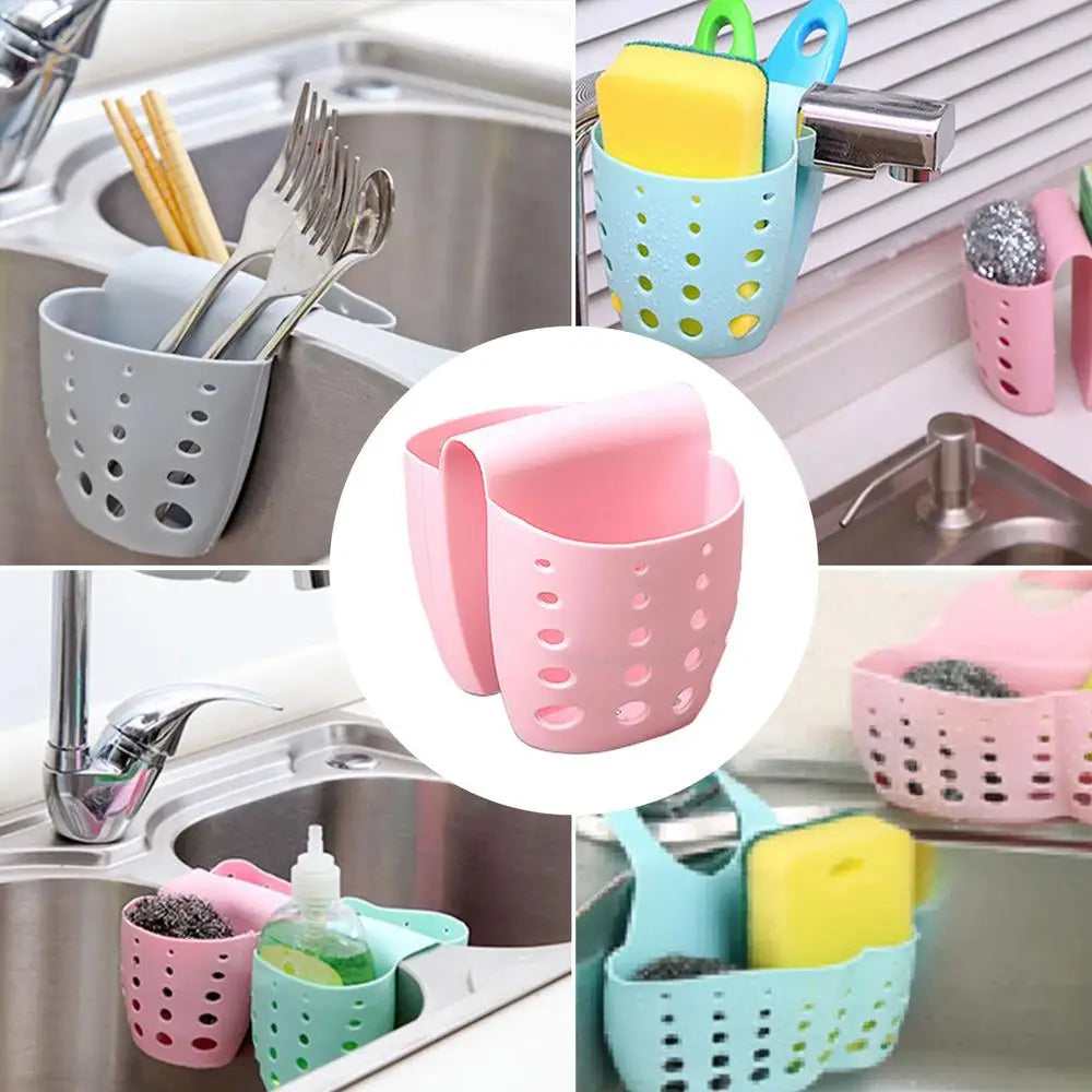 Sinkello Organizer Spüle | Flexibel & hygienisch | Für Doppelspülen | Silikon in Trendfarben
