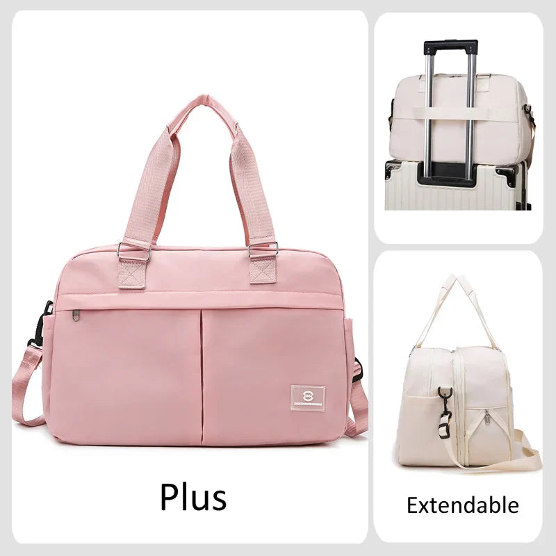LuganoFlex Travel Bag | Erweiterbar & Flexibel | Geräumig & Stilvoll | Wasserabweisend