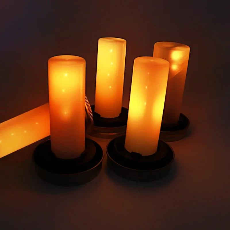 LumiJar FlameTop | Solar LED-Deckel für Mason-Gläser | Flackerlicht Effekt | Für Garten & Balkon