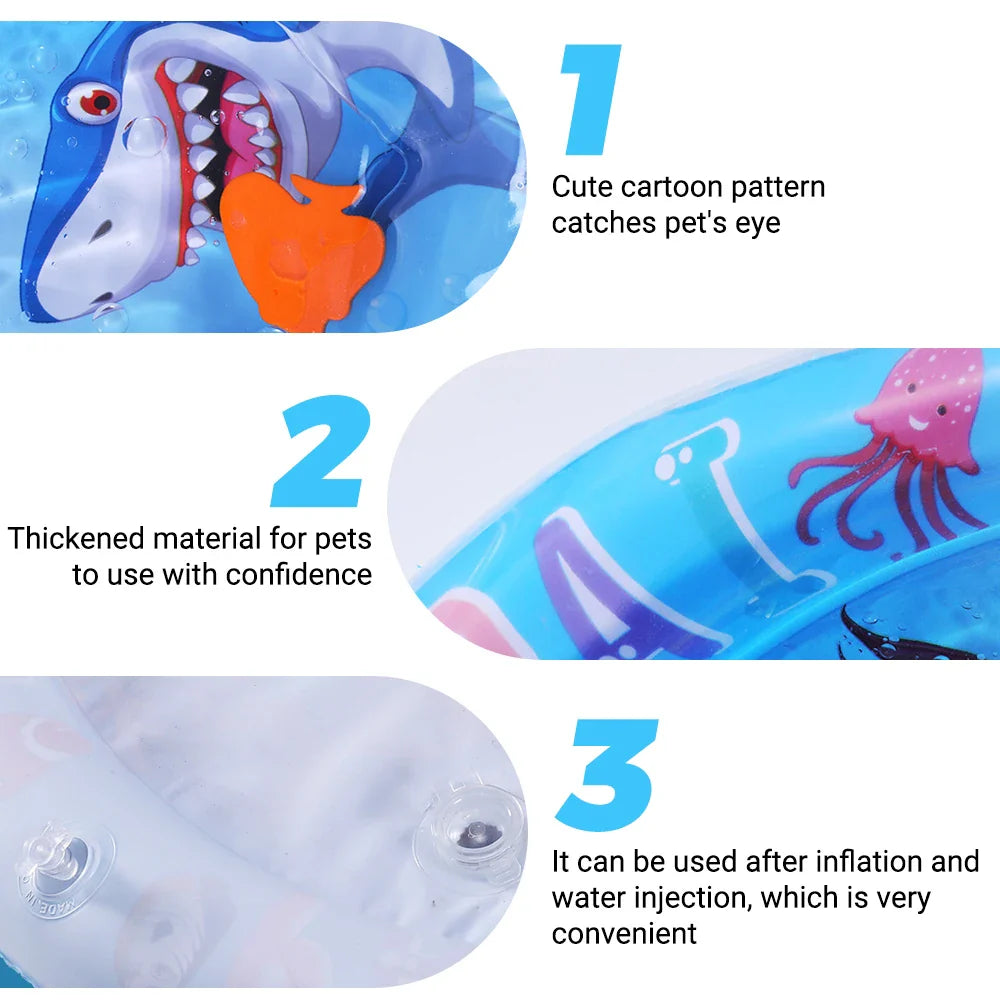 CoolPaws | Interaktive Wasserspielmatte | Kühlende Oberfläche, Flexibel & Tragbar | Für Hunde & Katzen