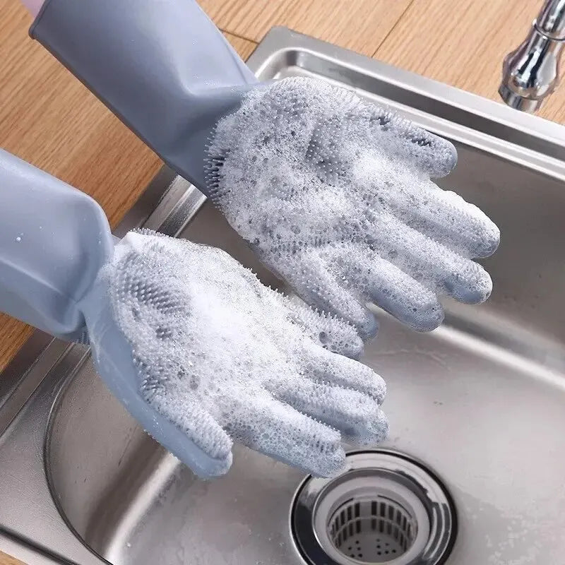 CleanSmart | Silikon-Reinigungshandschuh | Vielseitiger Helfer | Nachhaltig & Hygienisch | Perfekt für Haushalt