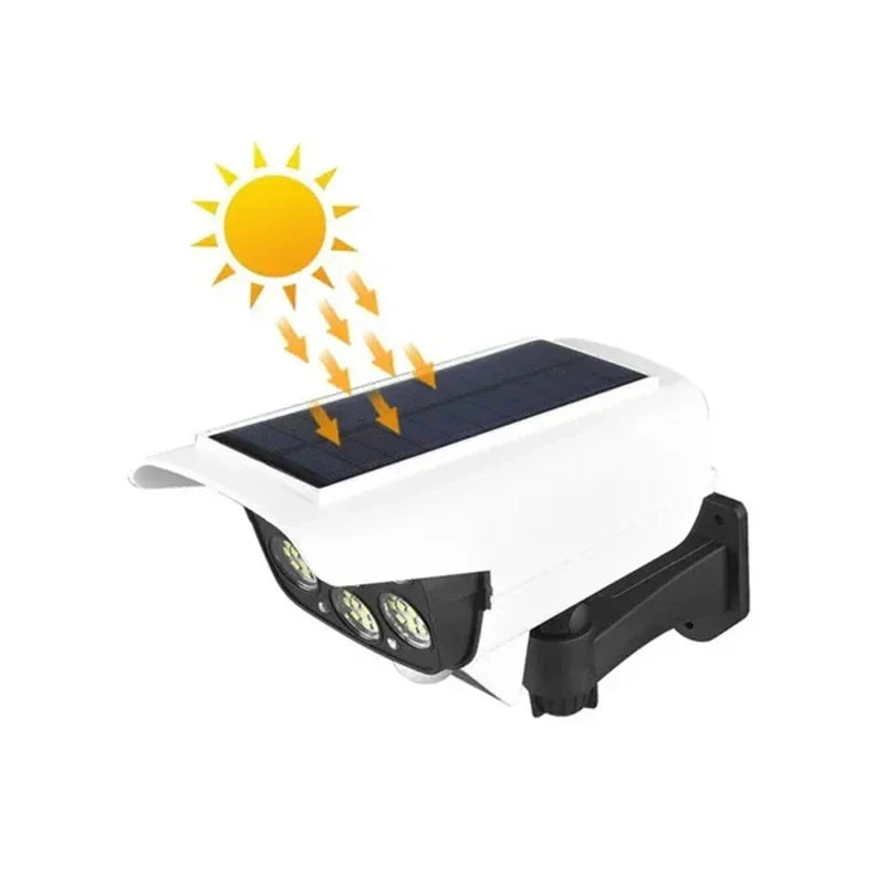 SolarGuard Pro | Solar-Wandleuchte mit Bewegungssensor | Täuschend echte Dummy-Kamera