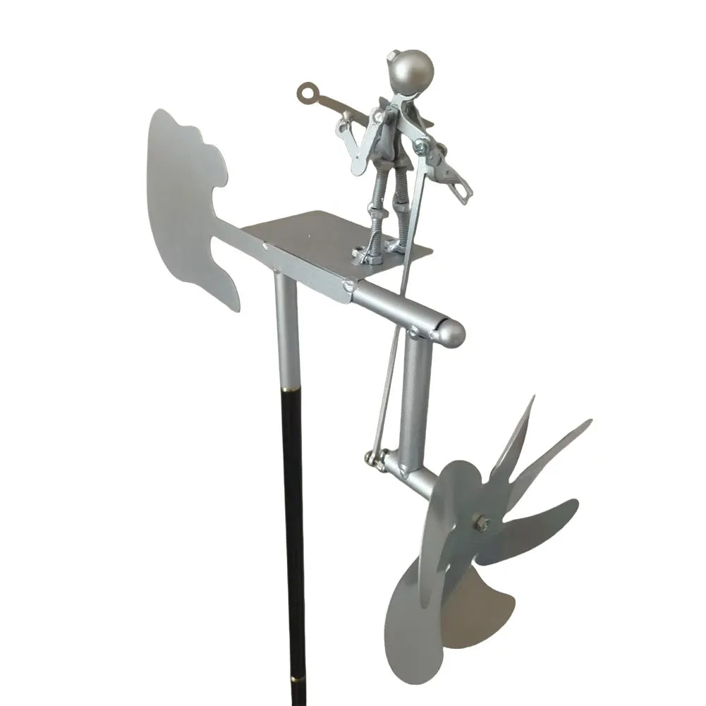 WindChord | Gitarren-Windskulptur | Handgefertigt | Windbetrieben