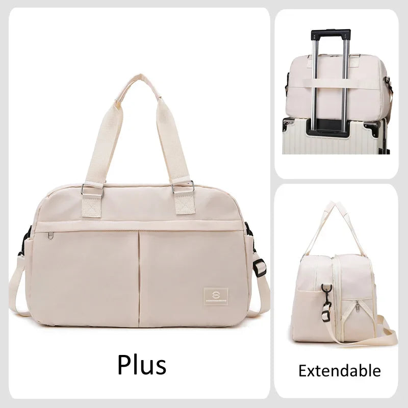 LuganoFlex Travel Bag | Erweiterbar & Flexibel | Geräumig & Stilvoll | Wasserabweisend