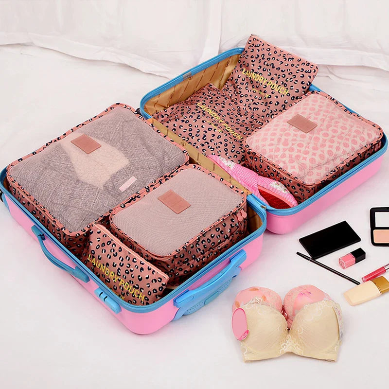 LuggagePro Reise-Organizer-Set | 6-teilig | Kompakt & Strapazierfähig | In 4 Farben