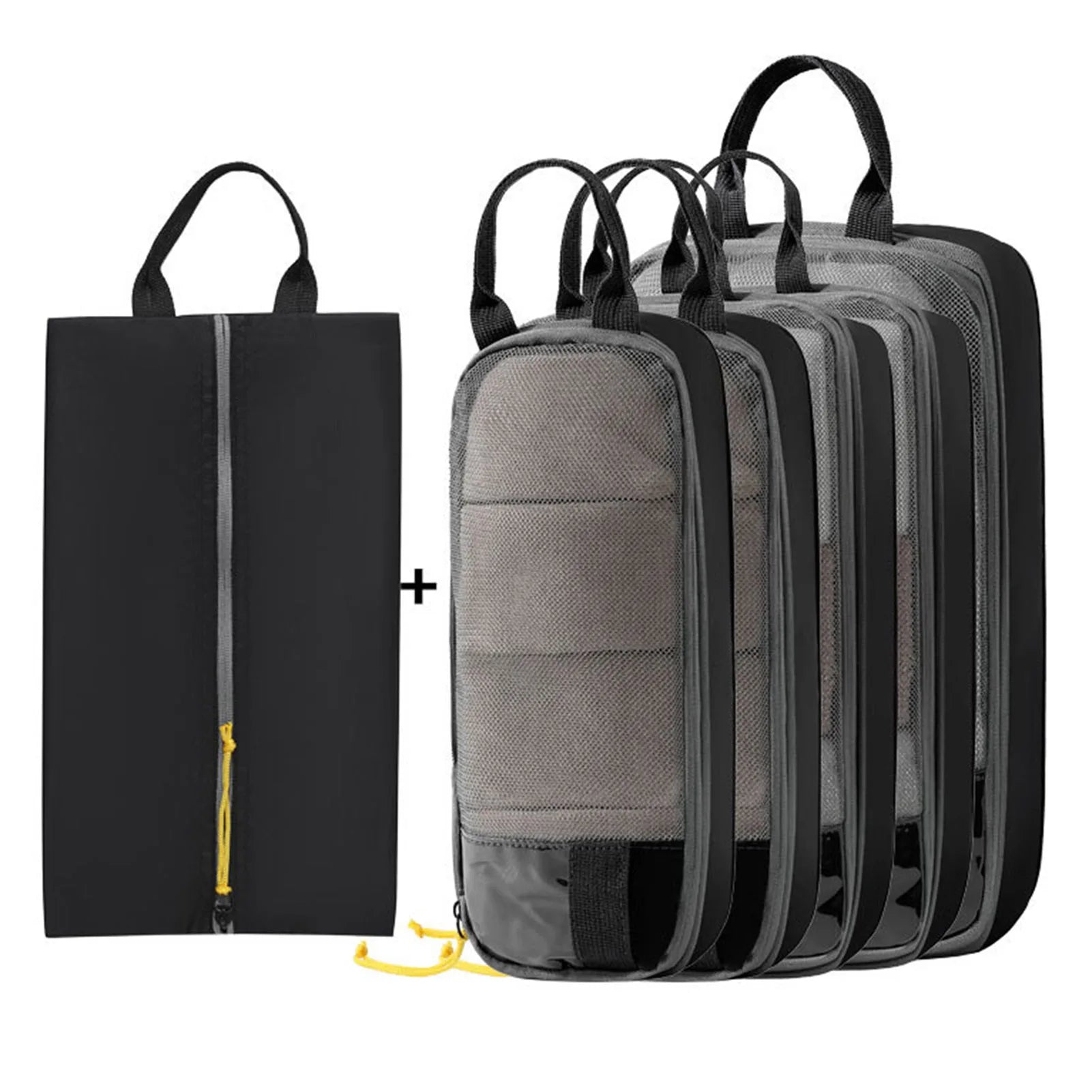 PackSmart Reise-Organizer-Set | Kompakt & Platzsparend | Mit Kompressionsfunktion | In Verschiedenen Farben