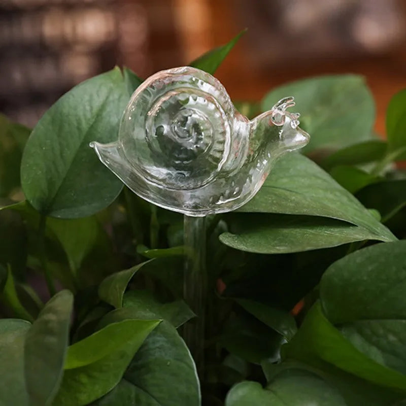 GreenDroplet | Selbstbewässerungssystem | Dekorative Tierformen | Hochwertiges Glas