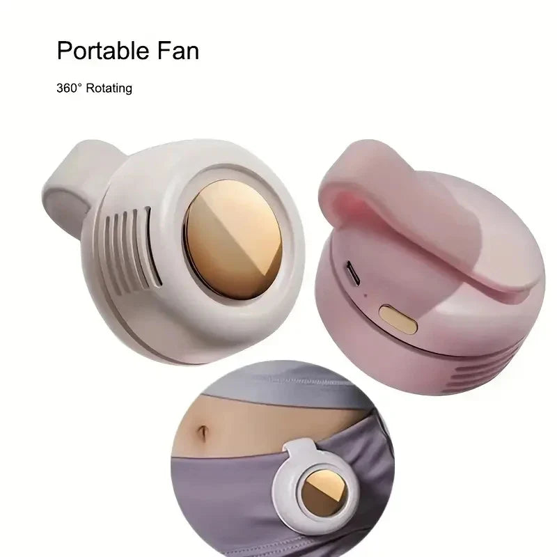 Silenca ClipFan | Mini-Ventilator Ohne Rotor | Ultra-Leise & USB-C | Für Kinderwagen & Reisen