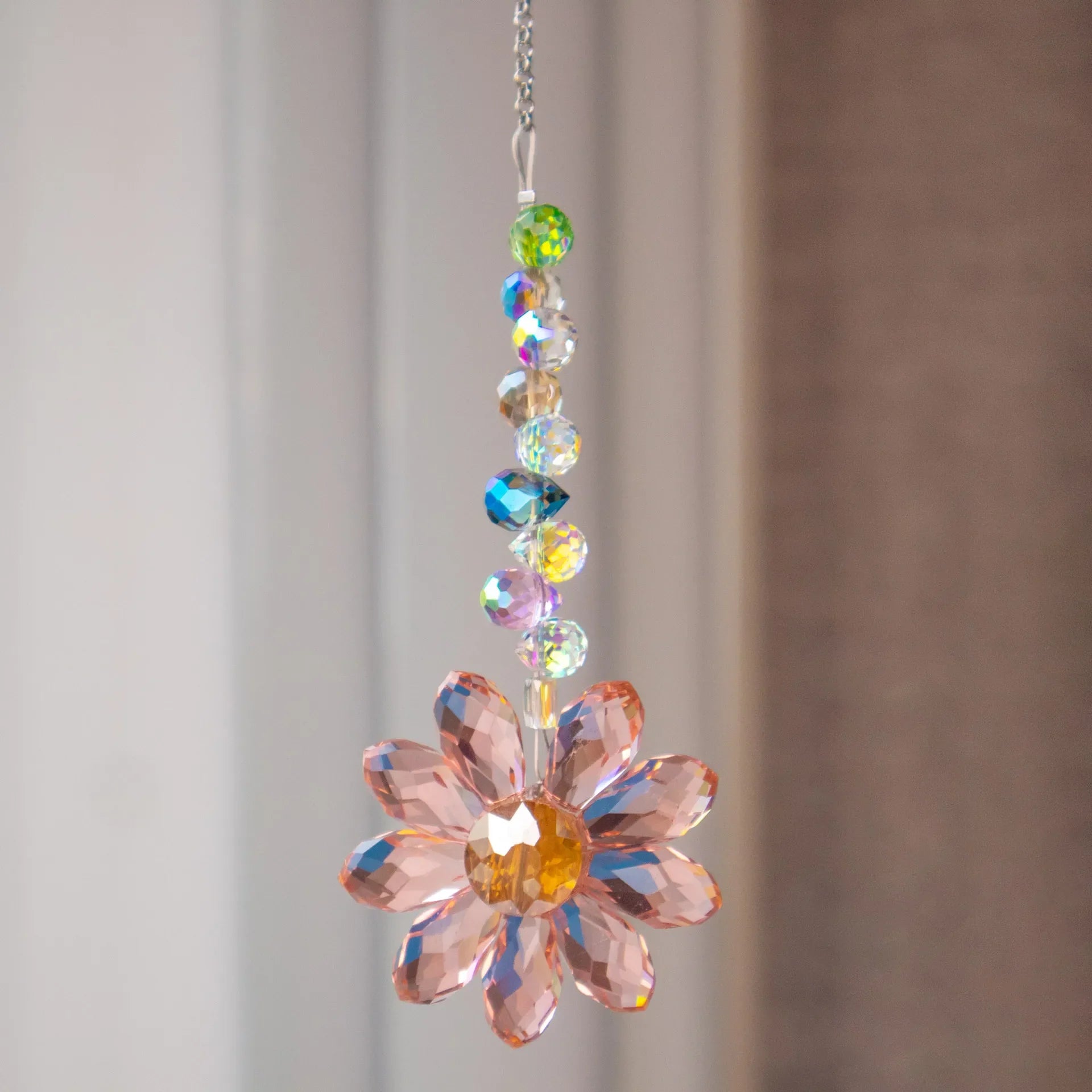 CrystalGlow | Kristall-Suncatcher | Regenbogenfänger | K9 Glas