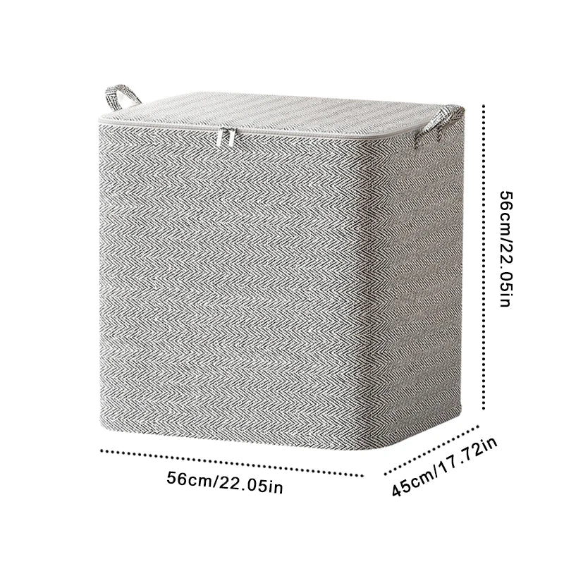 Storiva Faltbox Organizer | Sichtfenster & Reißverschluss | Staubdicht & Faltbar | Für Kleidung & Textilien