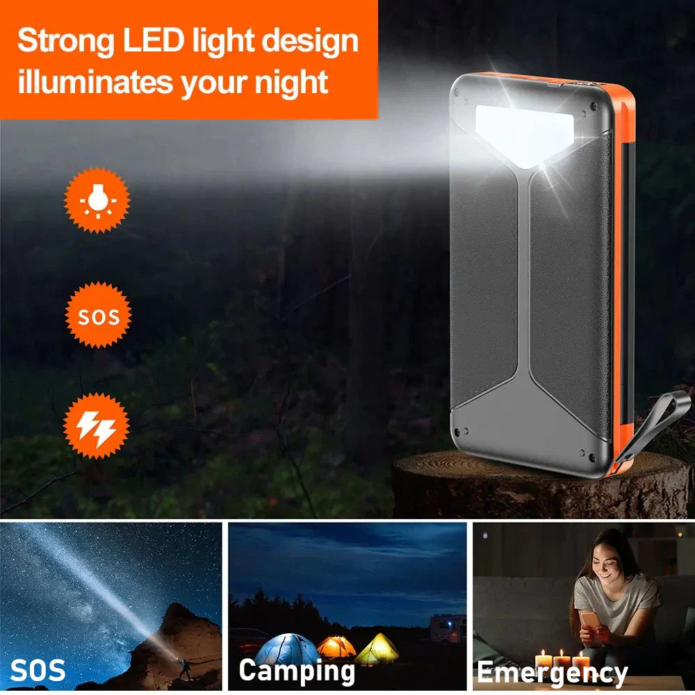 VoltMate Flip 15W Solar Powerbank | Schnellladung & Qi Wireless | Kompakt & Wetterfest