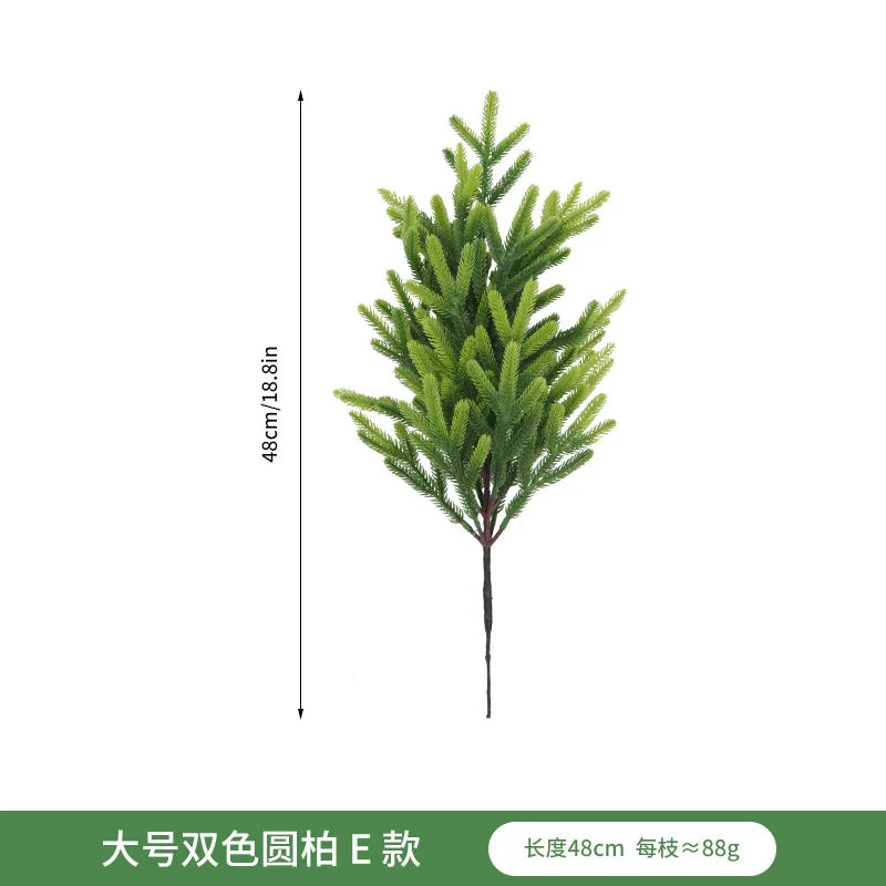 Evervigne | Realistischer künstlicher Kiefernzweig | Hochwertige Weihnachtsdekoration | Hochwertige künstliche Pflanze | Ideal für den Innenbereich und Blumenarrangements