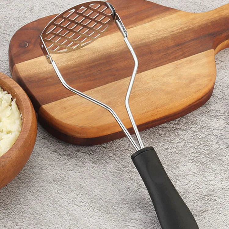 MashCraft Kartoffelstampfer | Profi-Stärke & Ergonomischer Komfort | Edelstahl & Soft-Griff