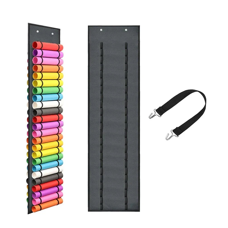 Vinylora | Vinyl-Rollenhalter | 48 Fächer, platzsparend & robust | Bastelzimmer & Aufbewahrung