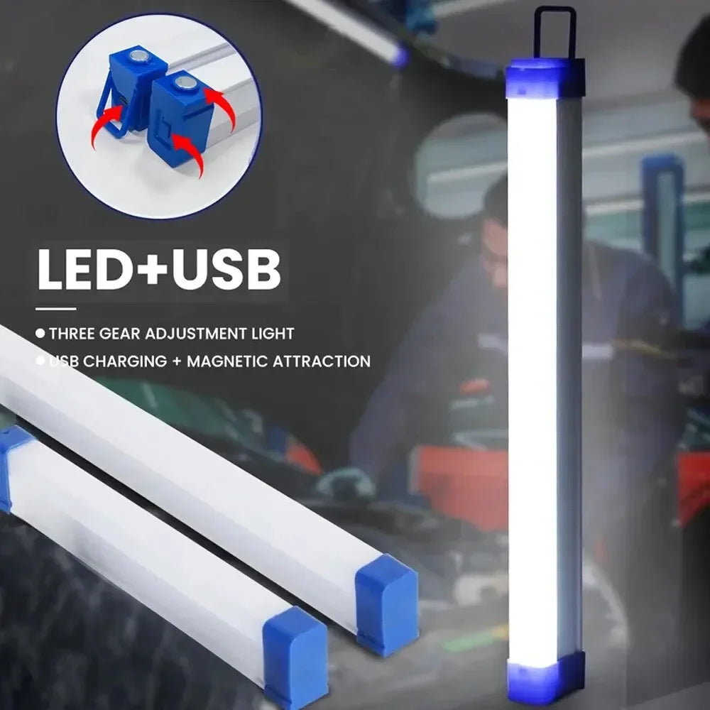 LumaBeam | 2-in-1 LED Röhre | Magnetisch & Wiederaufladbar | Flexibel & Kompakt