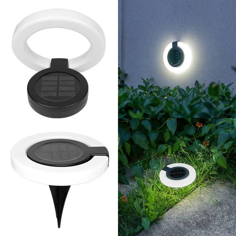Lumora Solarwandleuchte | 360° Schwenkbar & Wetterfest | LED Gartenlicht | Bis 10h Leuchtdauer