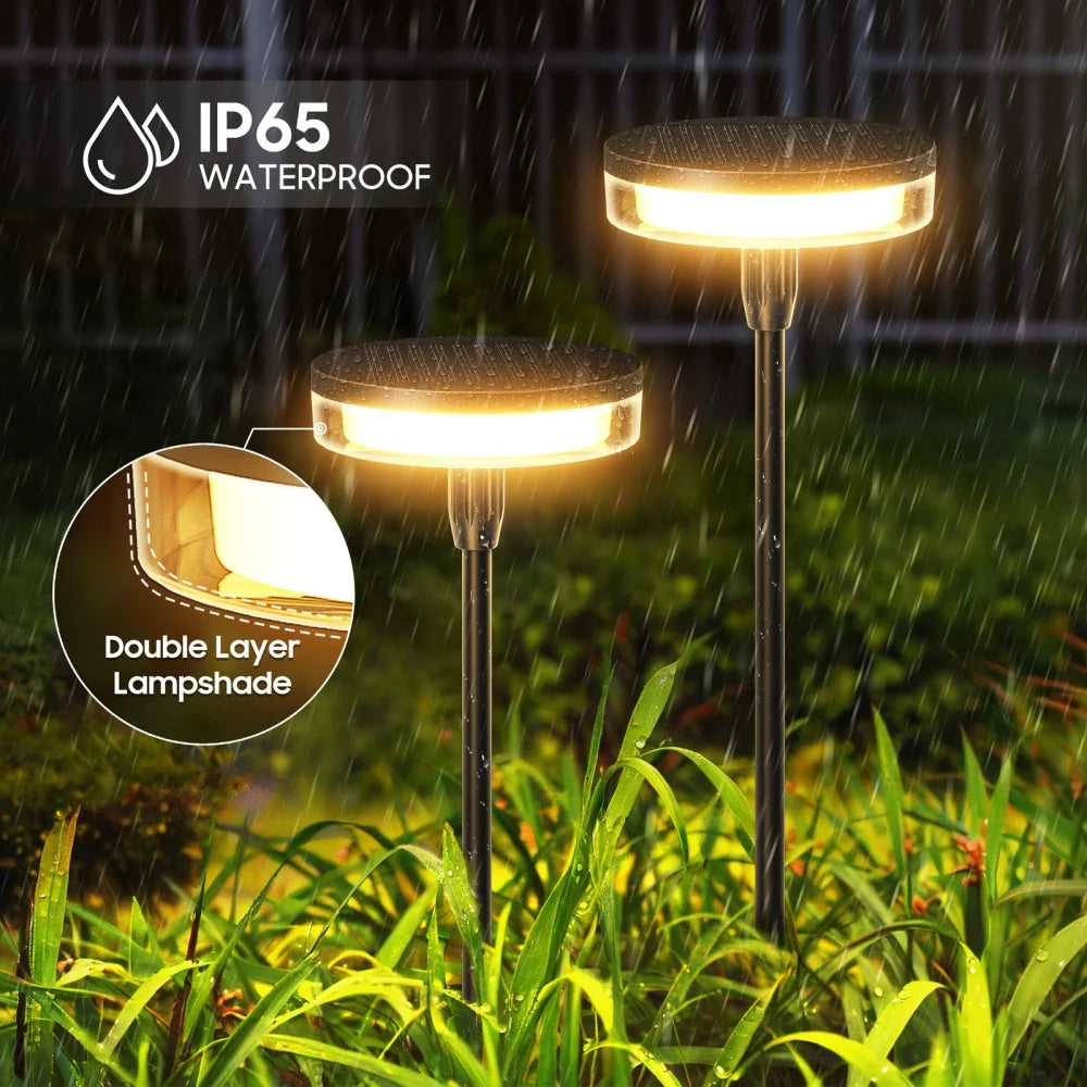 WindLume | Solar Gartenleuchte | Automatisches Ein- und Ausschalten | Wetterfest & Energiesparend