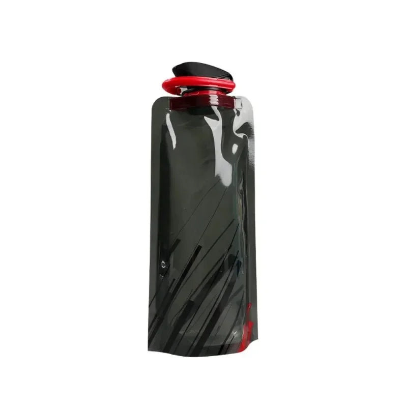 Streamiva Faltflasche | 700ml Trinkvolumen | Mit Haken & Griff | Ultraleicht für Outdoor & Sport