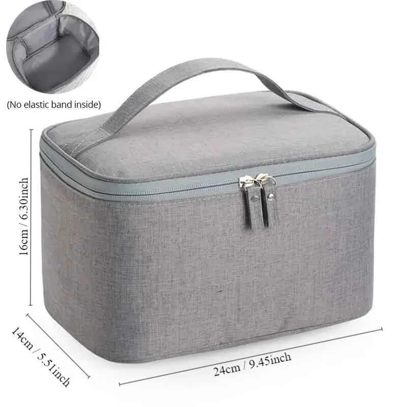 TravelMate Pro Kulturtasche | Doppelkammer-Design | Wasserabweisend & Leicht | Für Reisen & Alltag