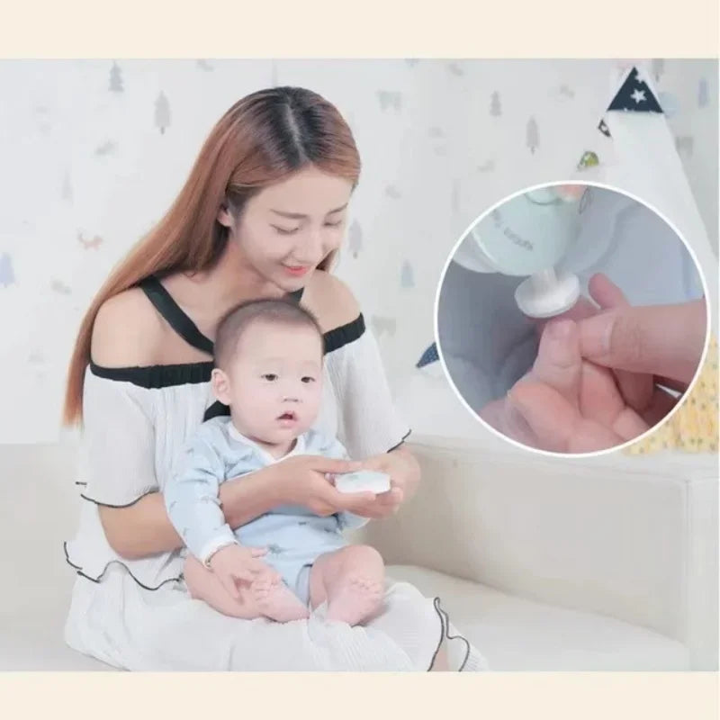 Mimilux | Elektrischer Nageltrimmer | Sanft & sicher | Für Babys & Kleinkinder