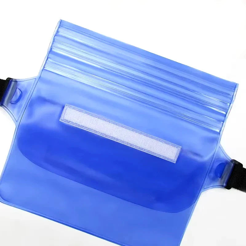 DryGo Wasserdichte Hüfttasche | 3-Fach Versiegelt | Verstellbarer Gurt | Für Strand & Outdoor