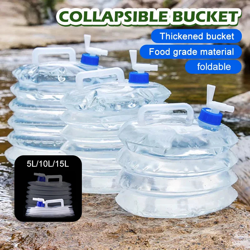 HydroPack Flex | Faltbarer Wasserkanister | BPA-frei & Auslaufsicher | 5L 10L 15L