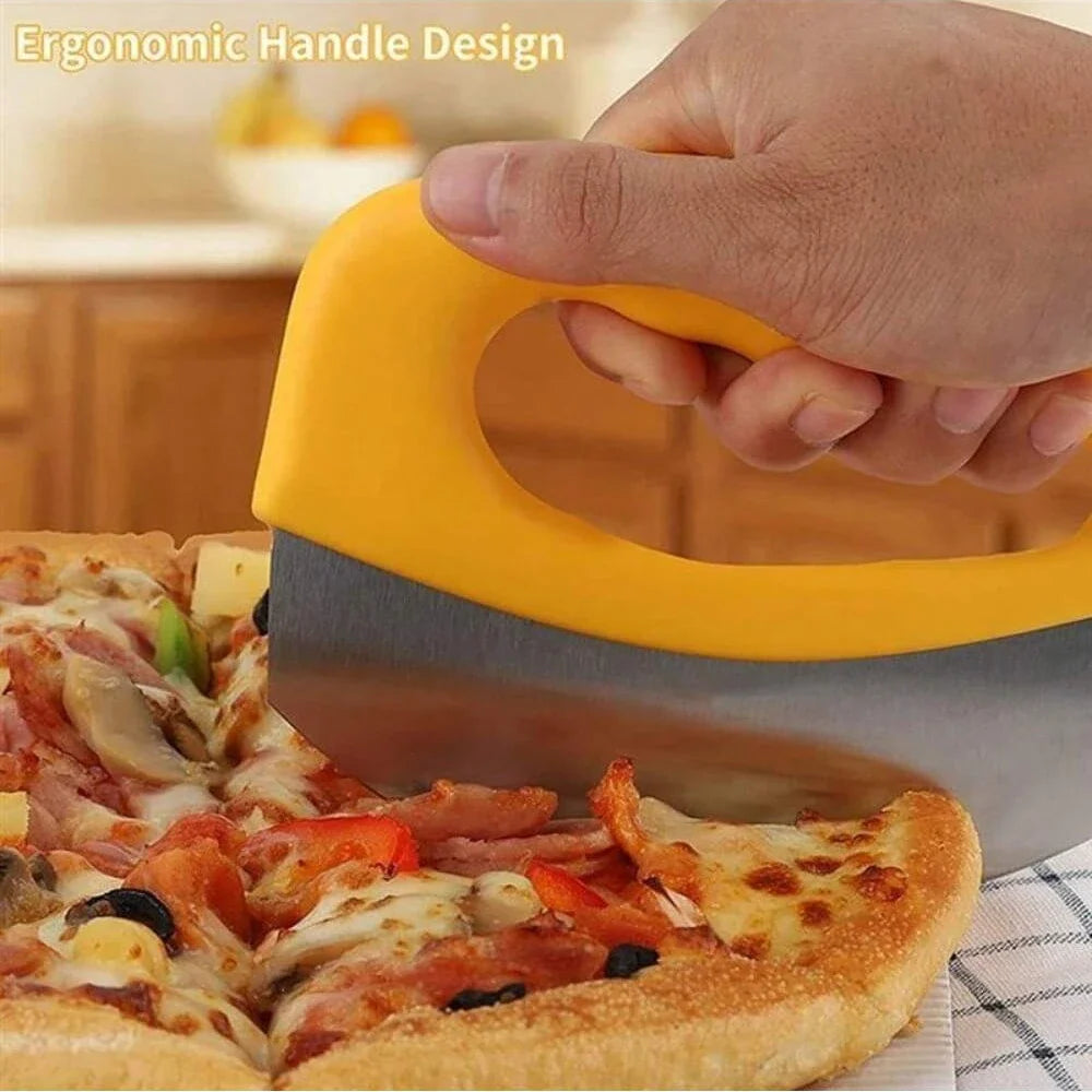 SliceMaster | Pizzaschneider | Ergonomisch & Präzise | Edelstahl & PP