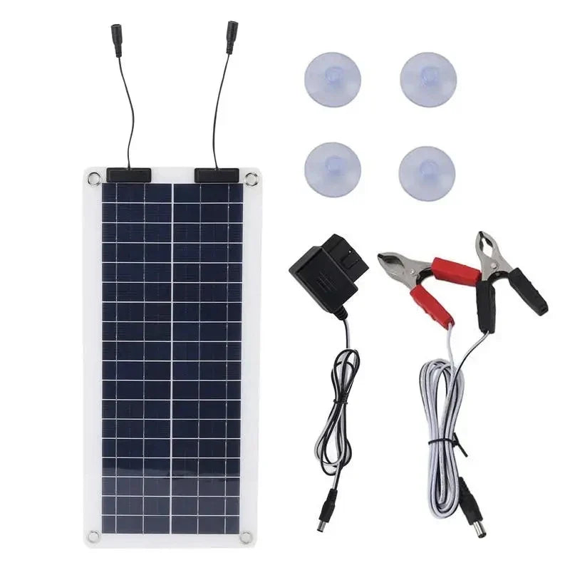 SolarEdge Power | 100W Solarpanel für Outdoor und Fahrzeuge | Tragbar und Wetterfest