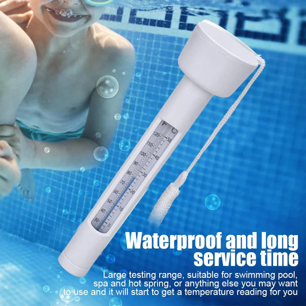 Aquarino Poolthermometer | Schwimmend & Wasserdicht | Großer Messbereich | Für Pool & Spa