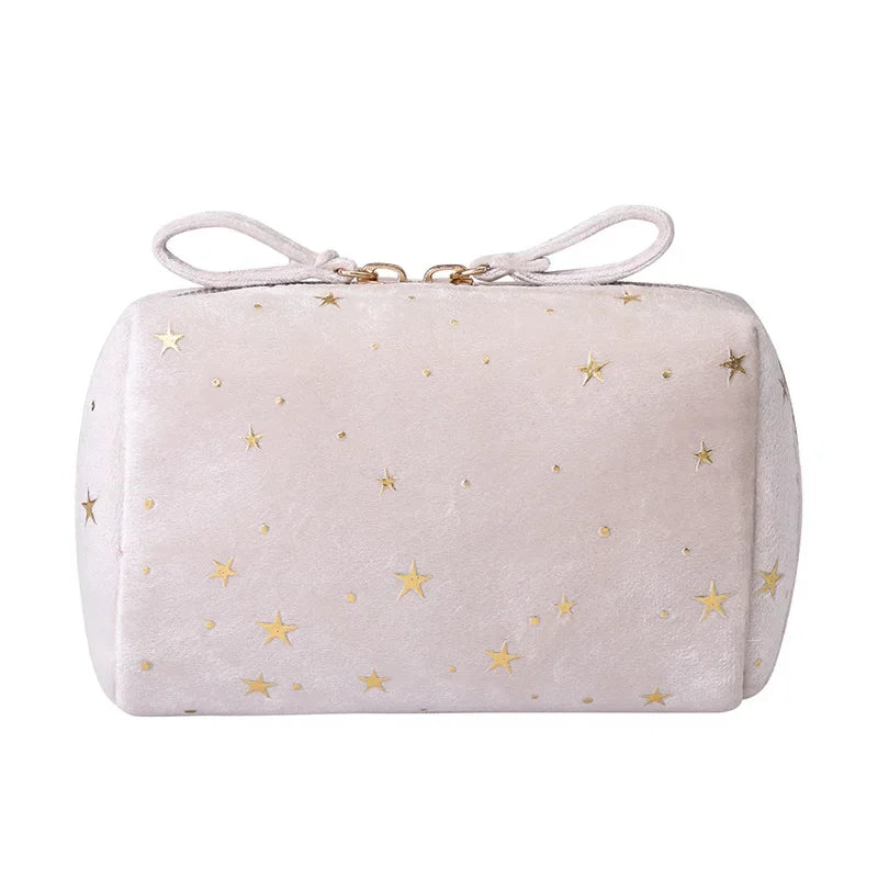 SvelteGlow Cosmetica | Samt Kosmetiktasche | Kompakt & Pflegeleicht | Elegantes Design