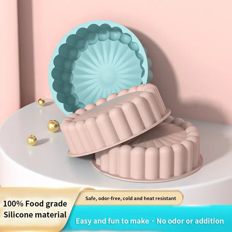 CakeCraft | Silikon-Backform Rund | Hitzebeständig | Antihaft | 20 cm
