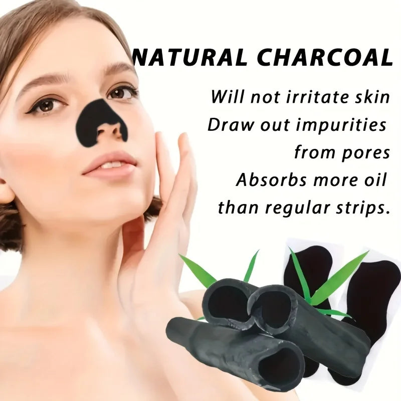 ClearPure Nose Strips | Mitesser-Pflaster Für Gesicht & Nase | Porentiefe Reinigung & Glättung | 10/50/100 Stück