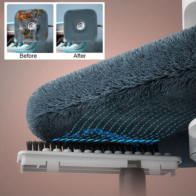 Cleanvora FlexSpin | Schleuder-Mopp System | Handfrei & Hygienisch | 2,5L Eimer