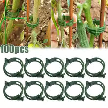 GrowClip | Pflanzenclips | Schnellverschluss für Empfindliche Pflanzen | Wiederverwendbar