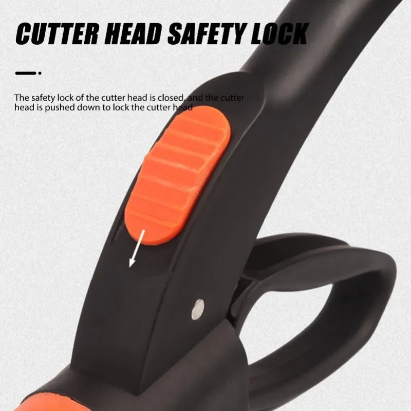 CutFlex GardenScissor | 360° Drehbarer Schneidkopf | Ergonomisch & Rostgeschützt | Für Feinarbeiten & Rasenkanten