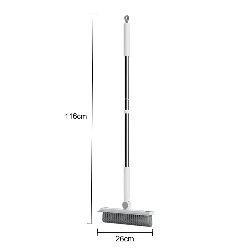 PureGlide | 2-in-1 Badreiniger | Ergonomischer Griff | Flexibles Silikon