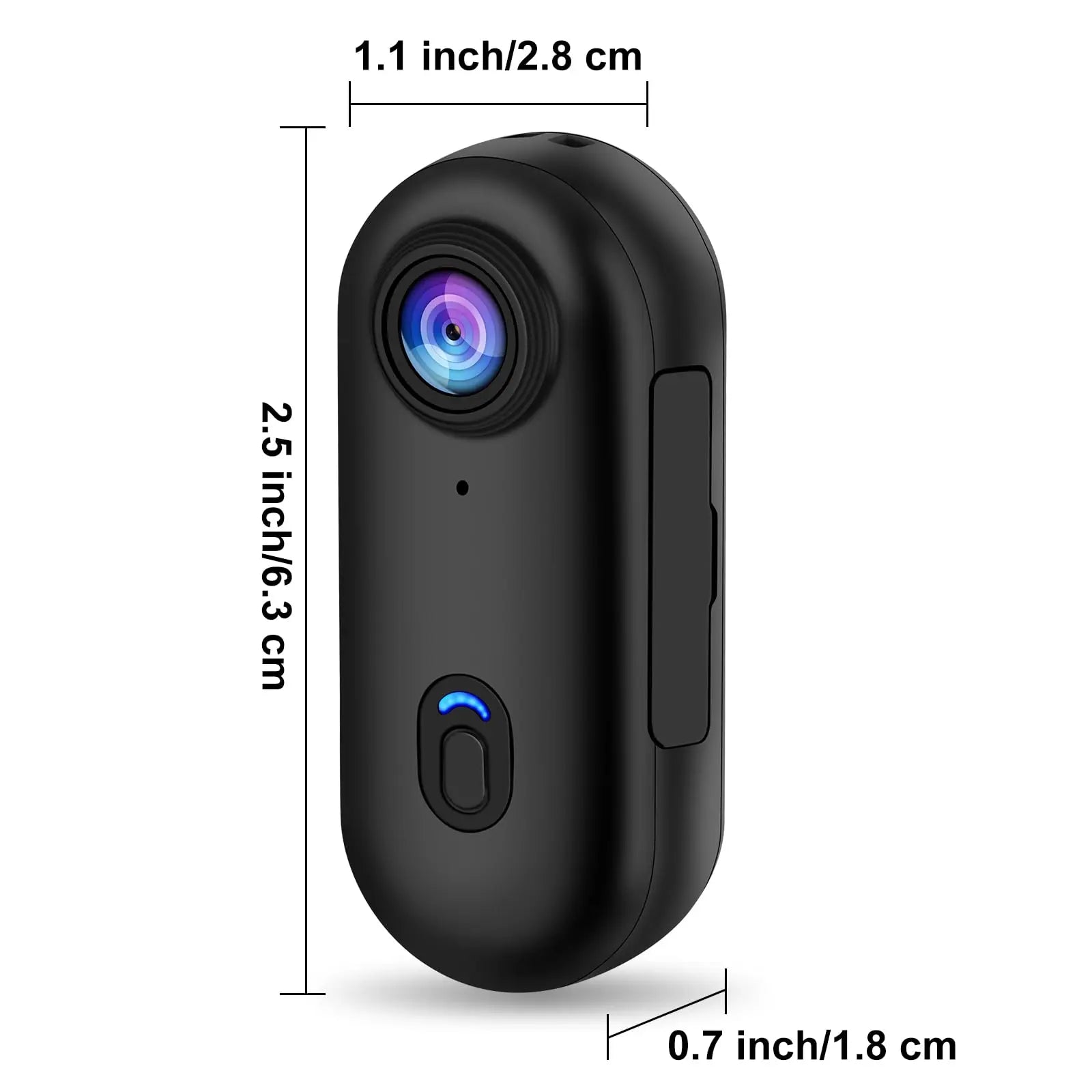 ActionCam Mini | 4K Sport- & Bodycam | Magnetisch Befestigbar & Wasserdicht | Kompakt und Leicht
