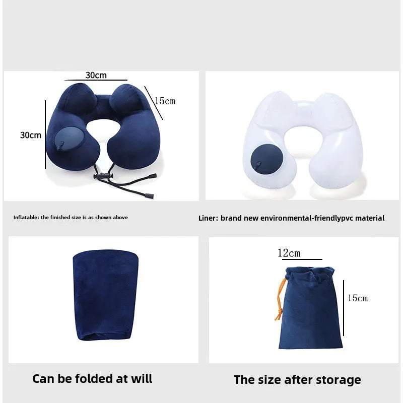 Neckiva Nackenkissen | Ergonomisch & Ultraleicht | Micro-Velours | Tragbar mit Tasche