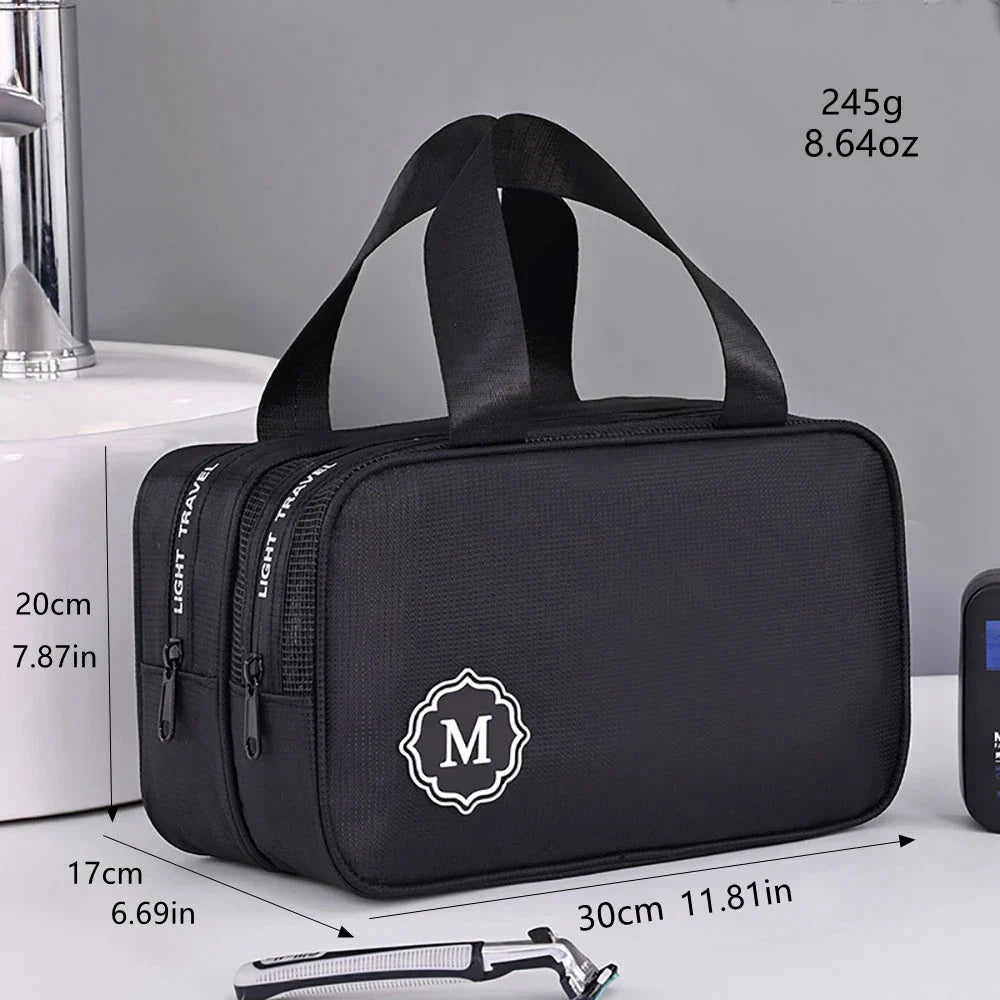 GlobeTidy | Kosmetiktasche für Reisen & Alltag | Nass-Trocken-Trennung, wasserdicht & geräumig | Organisation für Pflegeprodukte & Zubehör