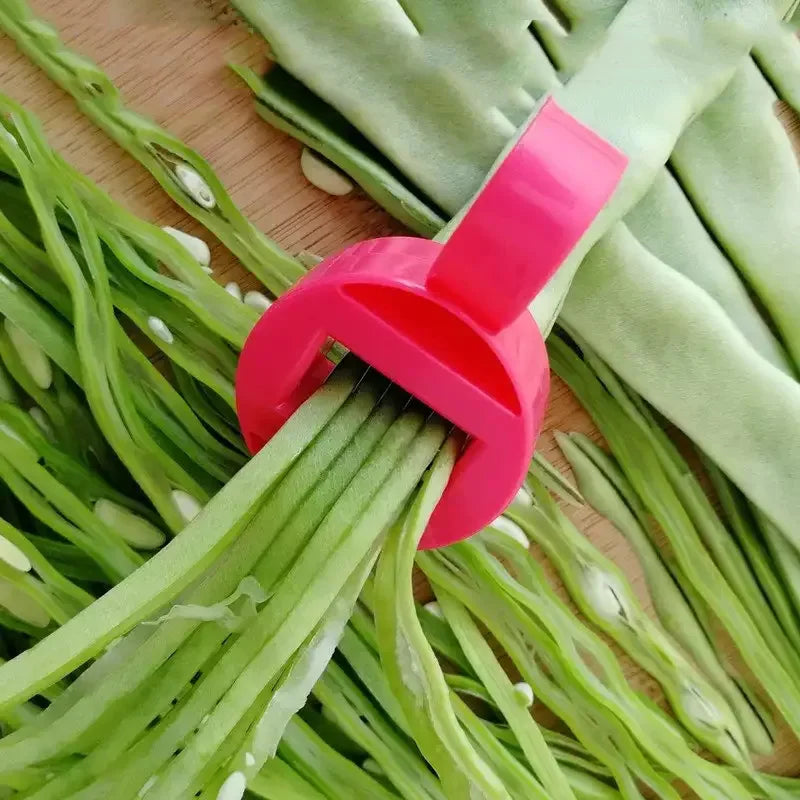 VegyQuick BeanPrep | Bohnenschneider für Küche | Kompakt & ergonomisch | Rostfreie Edelstahlklinge | Schnelles Schneiden & Enthülsen