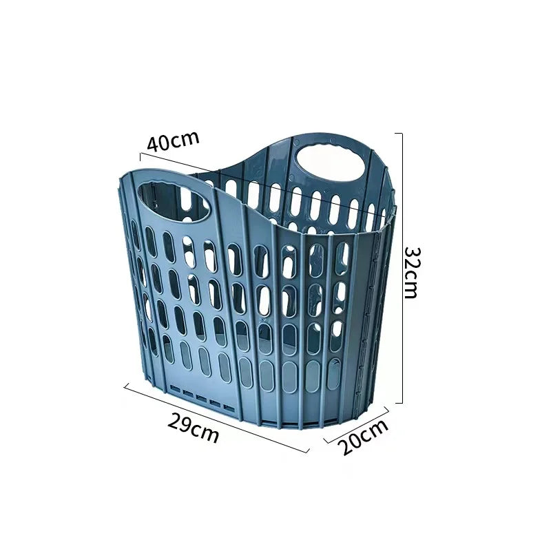 FlexiBasket Wäschekorb | Faltbar & Platzsparend | Robustes PP-Material | In 4 Farben