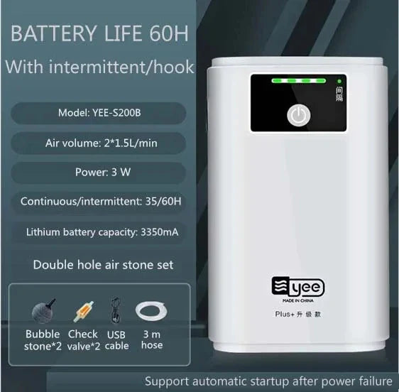 OxyFlow EcoPro | Intelligente Sauerstoffversorgung | Flüsterleise | 6000mAh Akku
