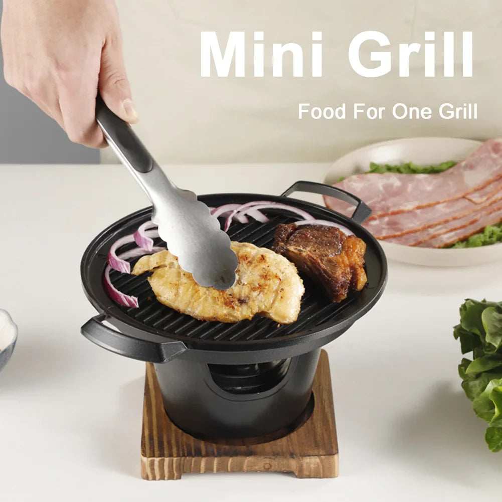 ZenGrill | Mini-Holzkohlegrill | Rauchfrei & Kompakt | Ideal für Balkon & Camping | Perfekte Hitzeverteilung