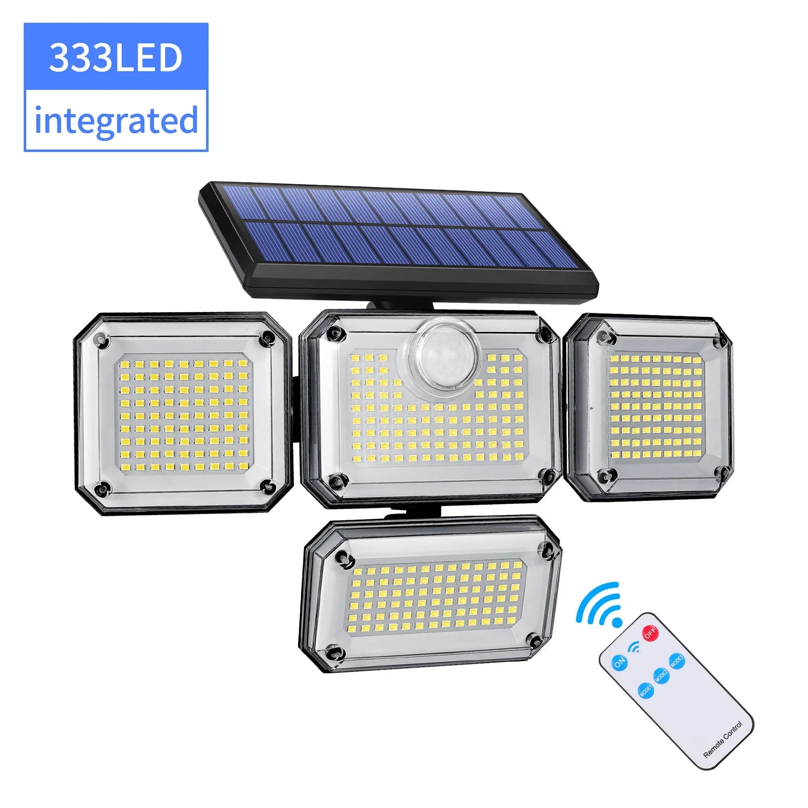 LumoGuard Solarleuchte | 2000 Lumen | Mit Bewegungsmelder | Solar betrieben