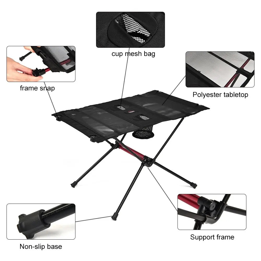 OutdoorFlex Campingtisch | Kompakt & Faltbar | Leicht & Robust | Für Abenteuer im Freien