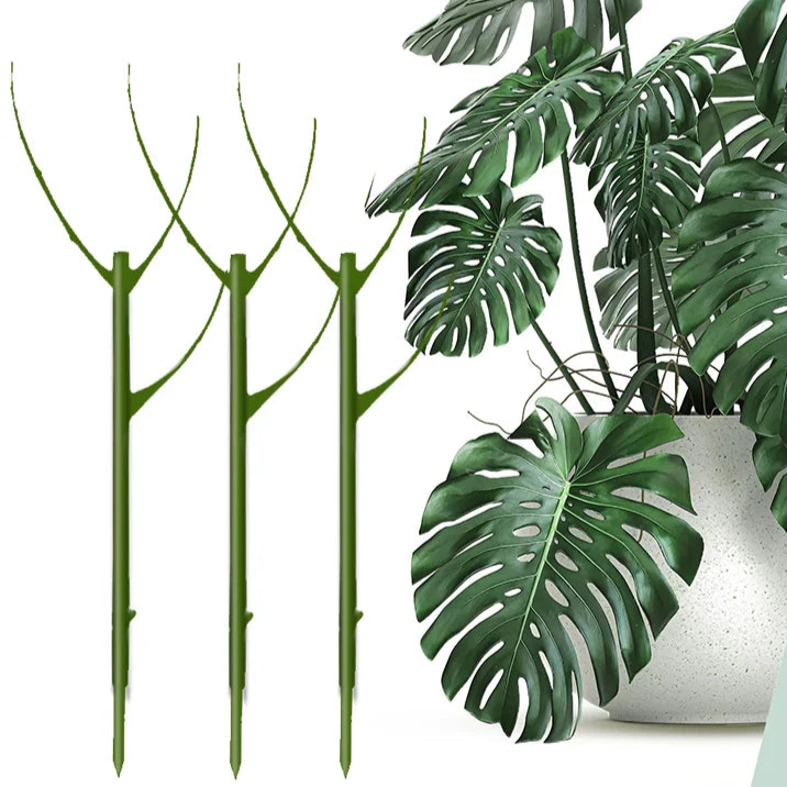 Plantilo Pflanzenstützen | Stapelbar & Naturnah | Für Innen & Außen | 3er-Set