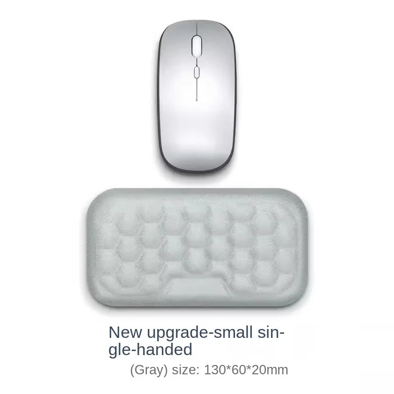 ErgoLuxe GelPad | Komfort Mauspad | Handballenauflage & Massage | Silikon & Memory-Schaum