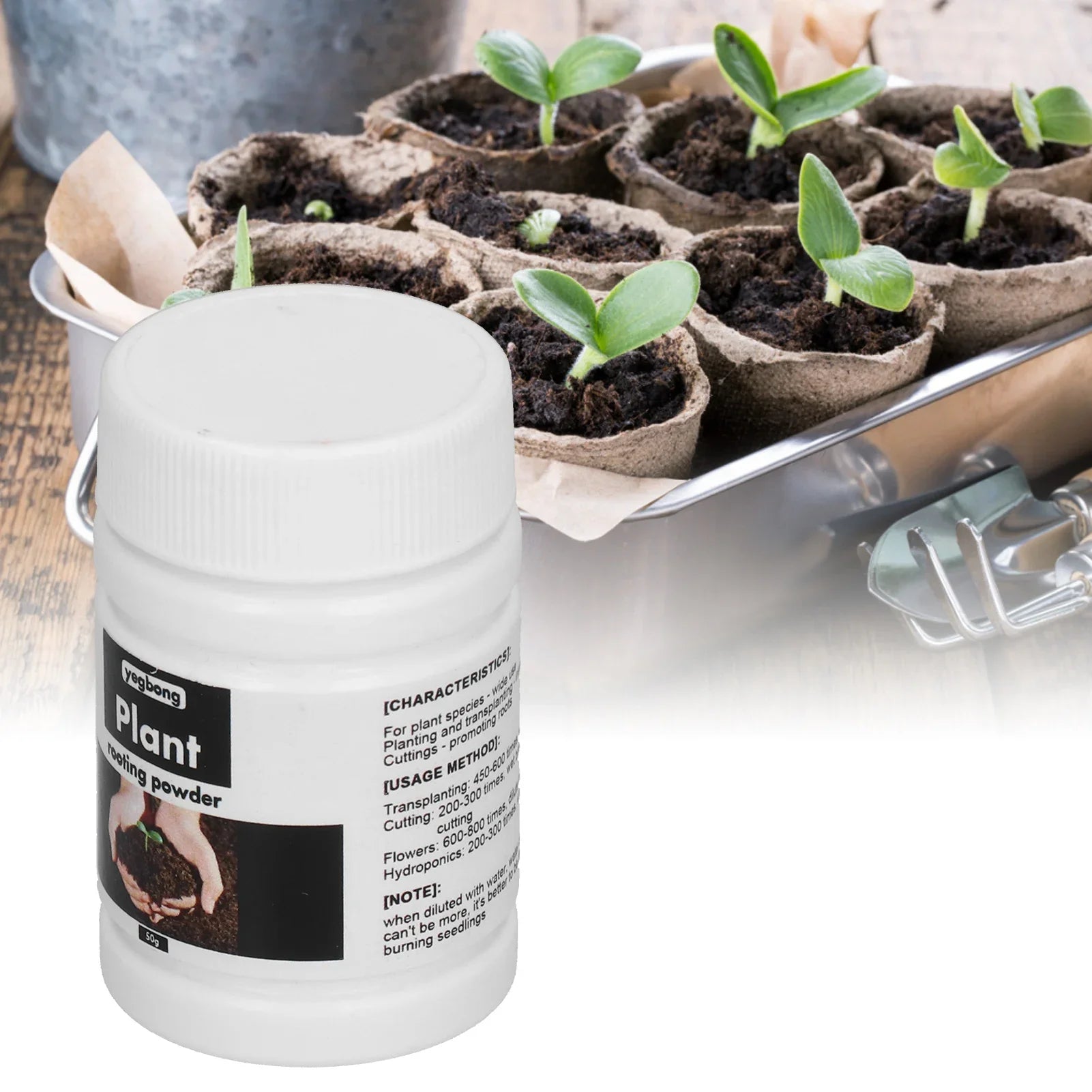 RootBoost Pro | Wurzelpulver | Schnelleres Wurzelwachstum | Biologisch & Nährstoffreich