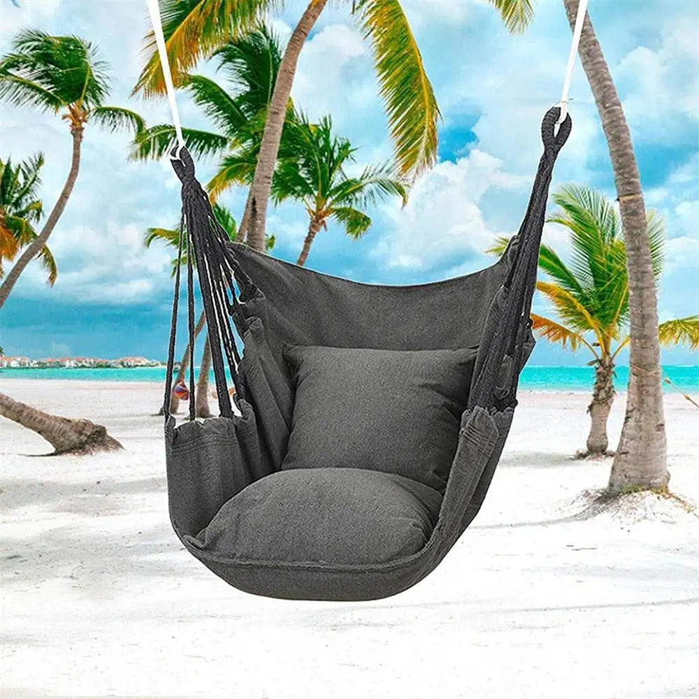 HANGLOUNGE Hängesessel | Komfort & Stabilität | 250kg Tragkraft | Vielseitig Einsetzbar